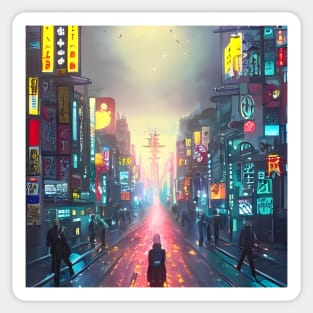 Tokyo Neon - Night Scenario - Animated Royal look Sticker